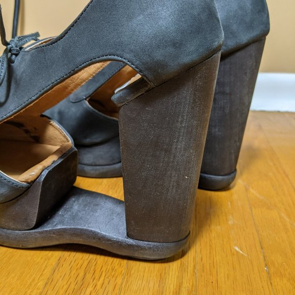 Jeffrey Campbell shankless Benched Woodies High heel size 7 - Picture 14 of 16